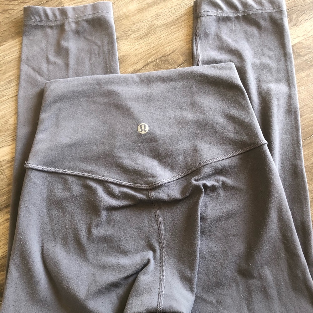 Lululemon align crops nebula or slate
